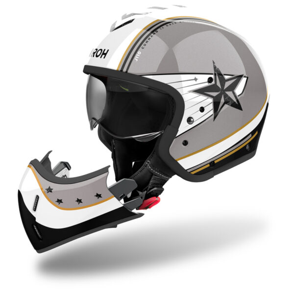Kask AIROH J110 COMMAND GOLD GLITTER - obrazek 6