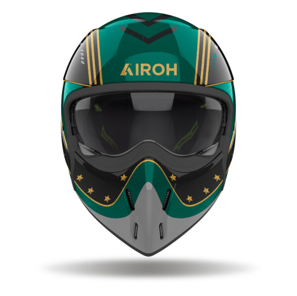 Kask AIROH J110 COMMAND MINT GREEN GLOSS - obrazek 4