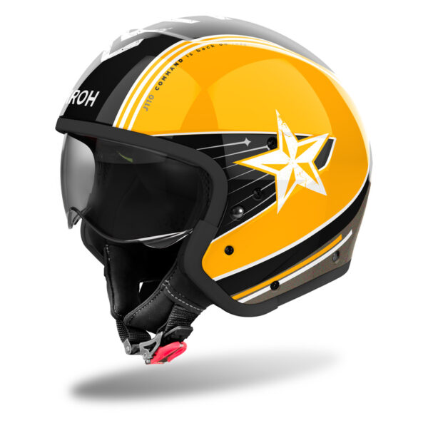 Kask AIROH J110 COMMAND YELLOW GLOSS - obrazek 5