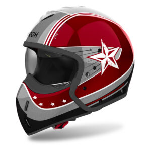 Kask AIROH J110 COMMAND BURGUNDY GLOSS