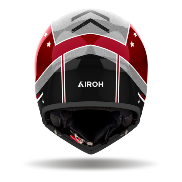 Kask AIROH J110 COMMAND BURGUNDY GLOSS - obrazek 3