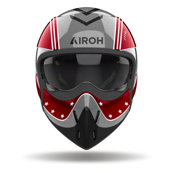 Kask AIROH J110 COMMAND BURGUNDY GLOSS - obrazek 4
