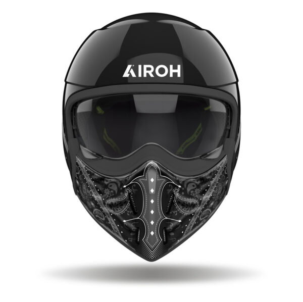 Kask AIROH J110 PAESLY BLACK GLOSS - obrazek 4
