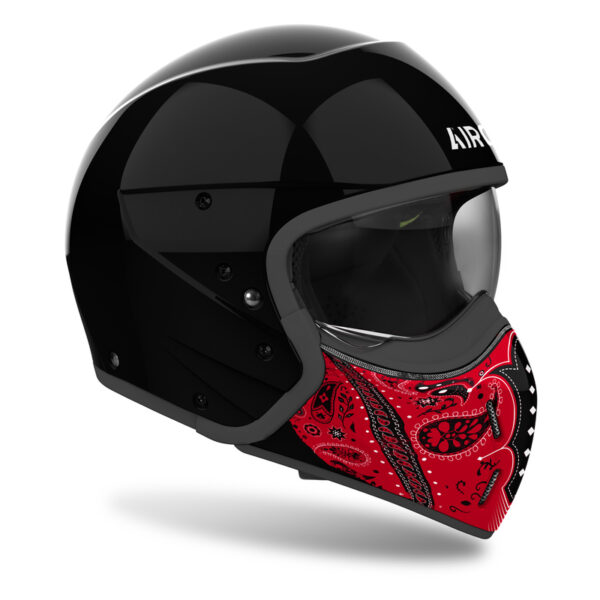 Kask AIROH J110 PAESLY BLACK GLOSS - obrazek 5