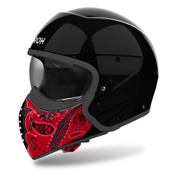 Kask AIROH J110 PAESLY BLACK GLOSS - obrazek 6