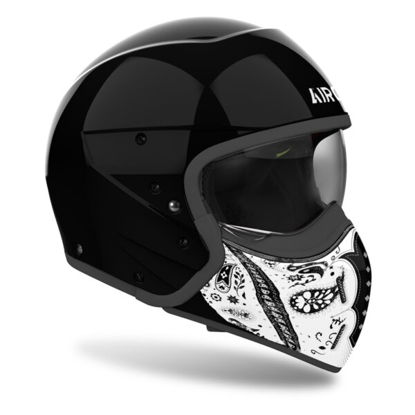 Kask AIROH J110 PAESLY BLACK GLOSS - obrazek 7