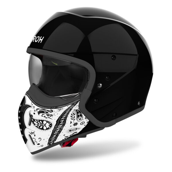 Kask AIROH J110 PAESLY BLACK GLOSS - obrazek 8