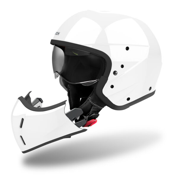 Kask AIROH J110 COLOR WHITE GLOSS - obrazek 6