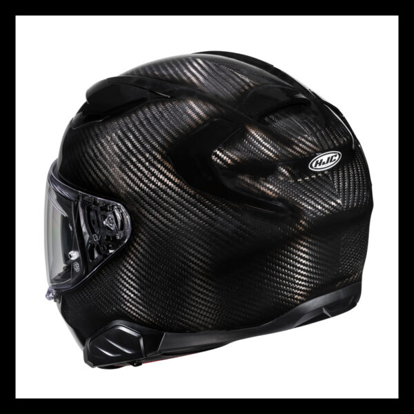 Kask HJC F71 SOLID CARBON BLACK - obrazek 3