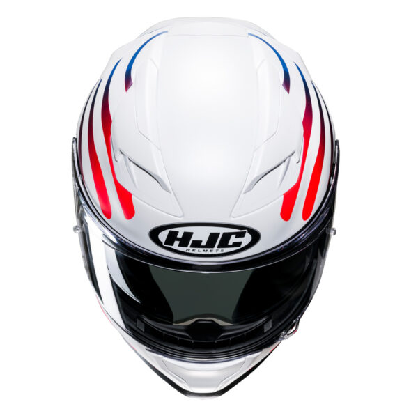 Kask HJC F71 ZEN WHITE/RED - obrazek 4