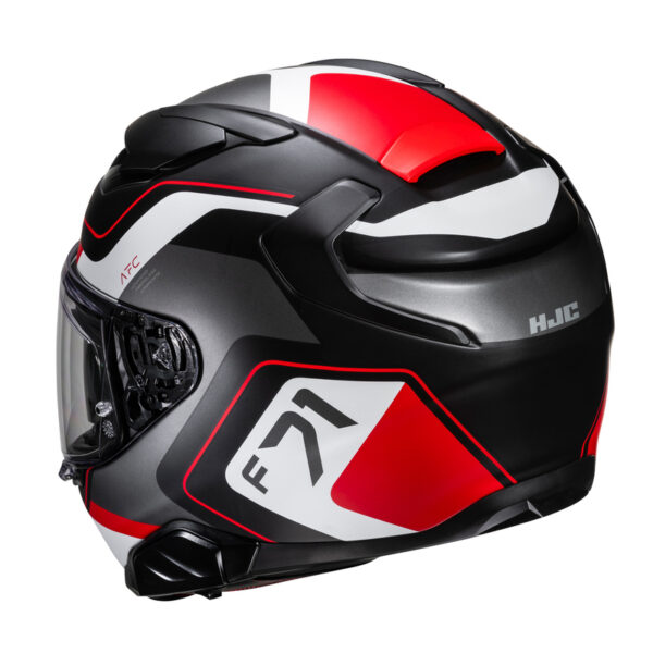Kask HJC F71 ARCAN BLACK/RED - obrazek 3