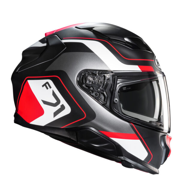 Kask HJC F71 ARCAN BLACK/RED - obrazek 4