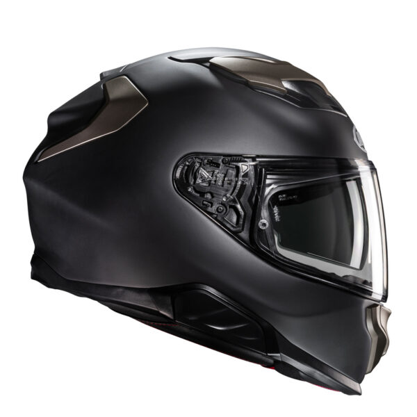 Kask HJC F71 SOLID SEMI FLAT BLACK TITANIUM - obrazek 3