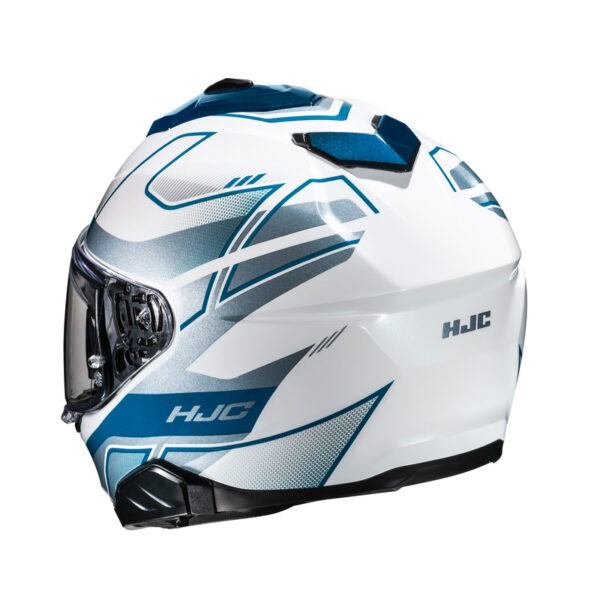 Kask HJC I71 IORIX BLUE/SILVER - obrazek 3