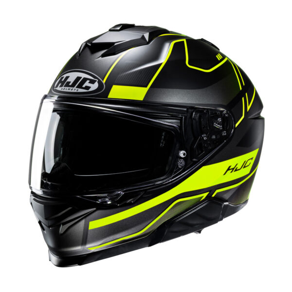 Kask HJC I71 IORIX BLACK/YELLOW