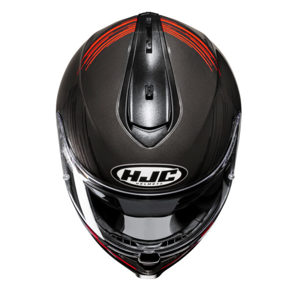 Kask HJC C70N SWAY BLACK/RED - obrazek 4