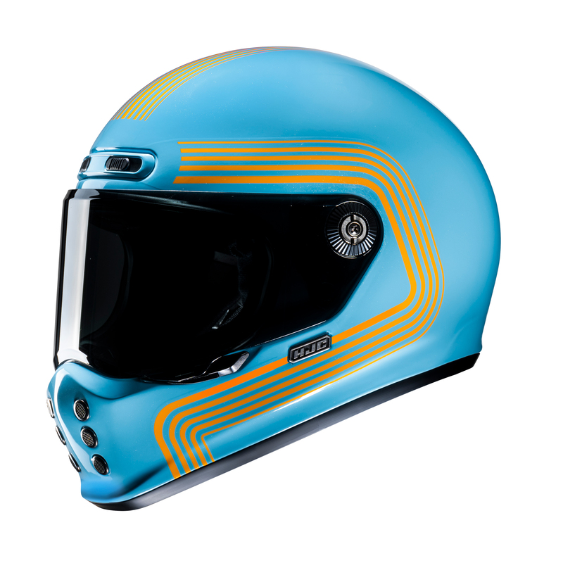 Kask HJC V10 FONI BLUE/ORANGE
