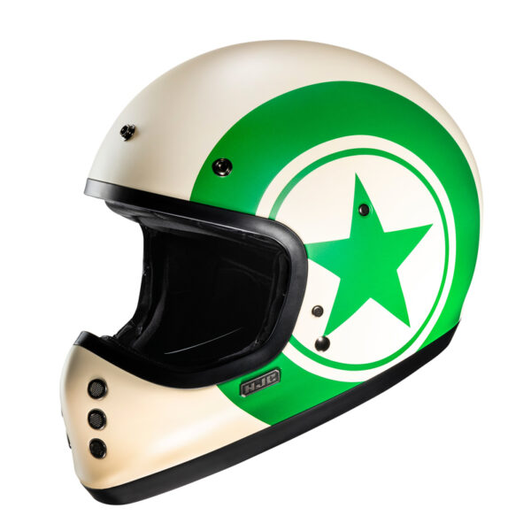 Kask HJC V60 NYX WHITE/GREEN - obrazek 2
