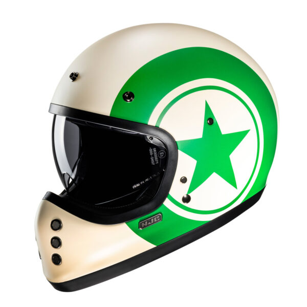 Kask HJC V60 NYX WHITE/GREEN - obrazek 3