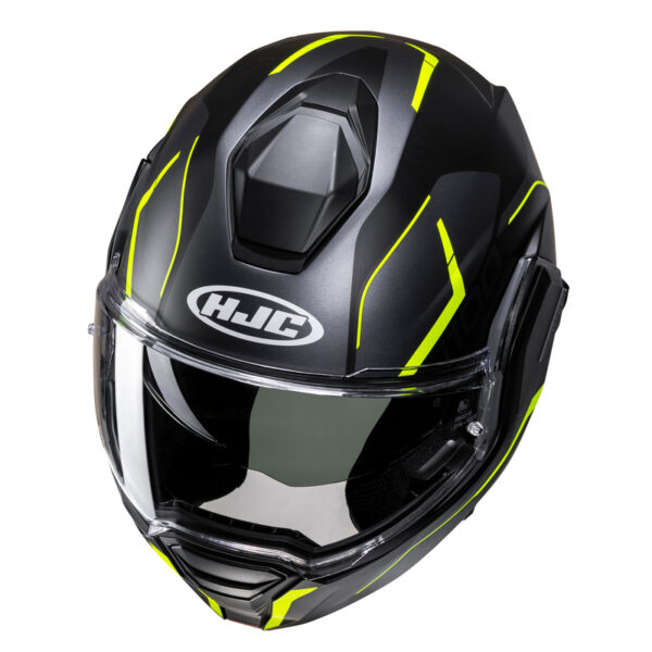 Kask HJC I100 LORIX BLACK/YELLOW - obrazek 2
