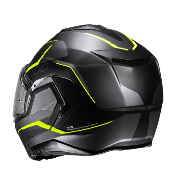 Kask HJC I100 LORIX BLACK/YELLOW - obrazek 3