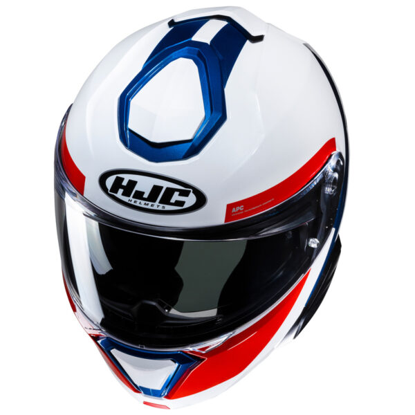 Kask HJC I91 BINA WHITE/BLUE - obrazek 2