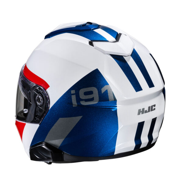 Kask HJC I91 BINA WHITE/BLUE - obrazek 3