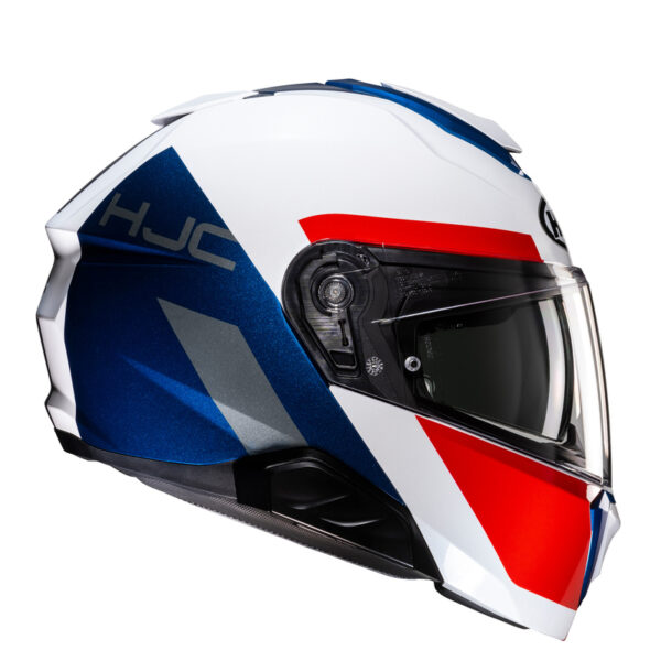 Kask HJC I91 BINA WHITE/BLUE - obrazek 5