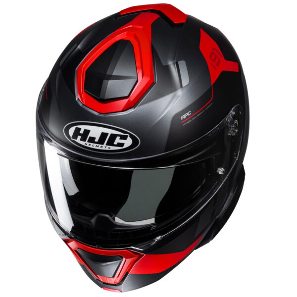 Kask HJC I91 CARST BLACK/RED - obrazek 2