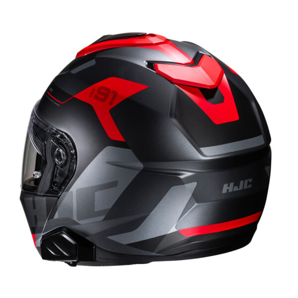 Kask HJC I91 CARST BLACK/RED - obrazek 3