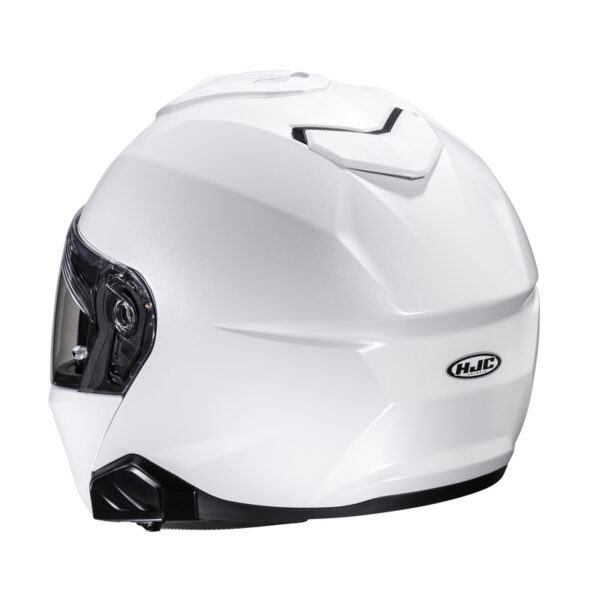 Kask HJC I91 SOLID PEARL WHITE - obrazek 3