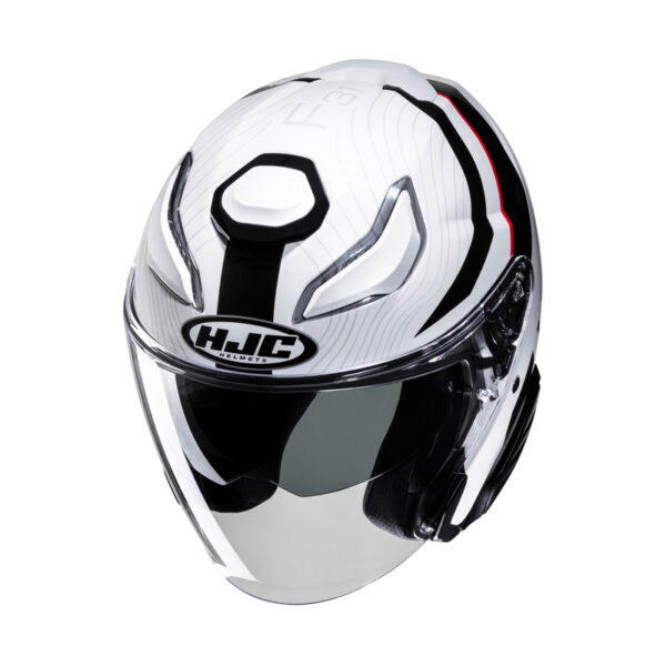 Kask HJC F31 NABY SILVER/WHITE - obrazek 2