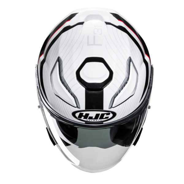 Kask HJC F31 NABY SILVER/WHITE - obrazek 4