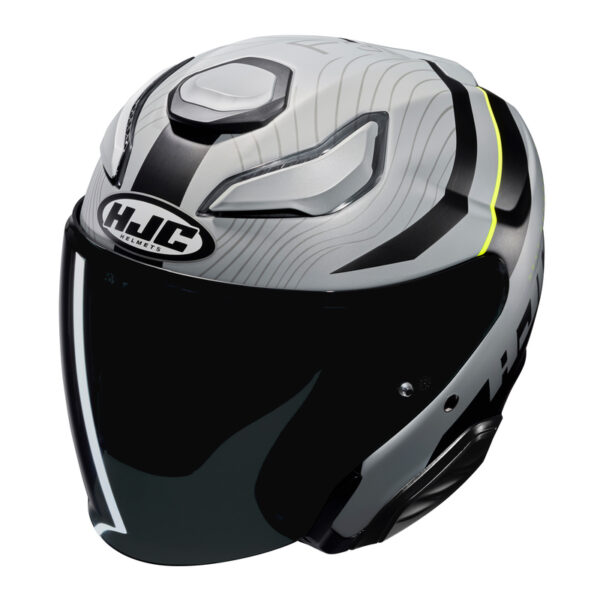 Kask HJC F31 NABY GREY/BLACK - obrazek 2
