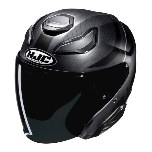 Kask HJC F31 NABY SILVER/BLACK - obrazek 2