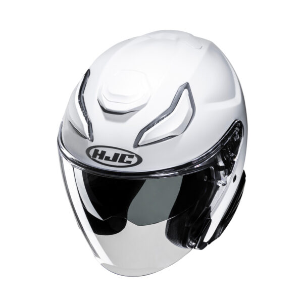 Kask HJC F31 SOLID PEARL WHITE - obrazek 3
