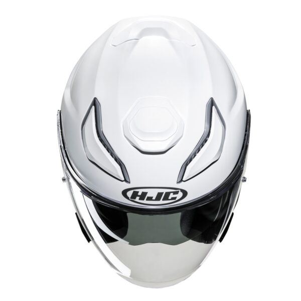 Kask HJC F31 SOLID PEARL WHITE - obrazek 5
