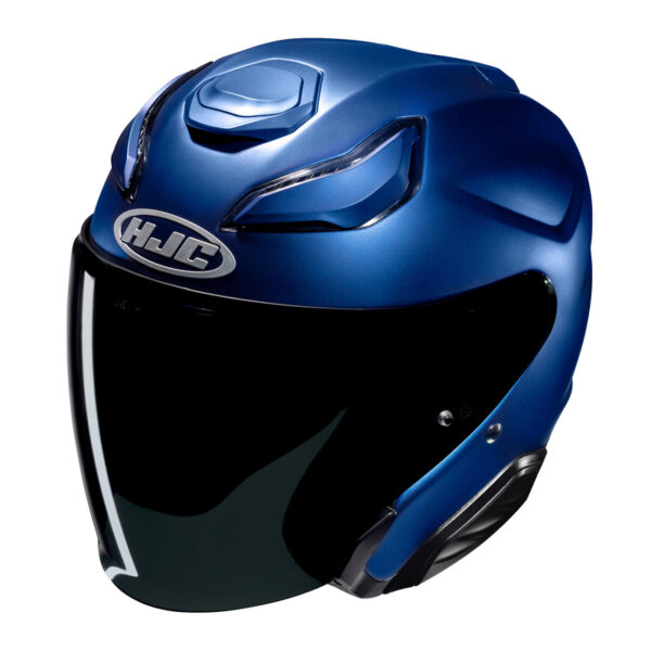 Kask HJC F31 SOLID SEMI FLAT METALLIC BLUE - obrazek 2