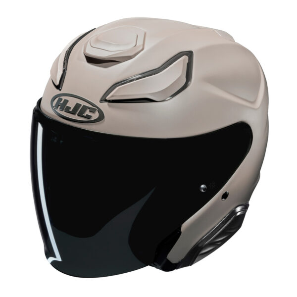 Kask HJC F31 SOLID SEMI FLAT SAND BEIGE - obrazek 3
