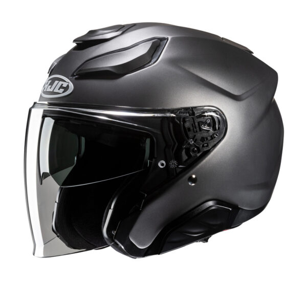 Kask HJC F31 SOLID SEMI FLAT TITANIUM