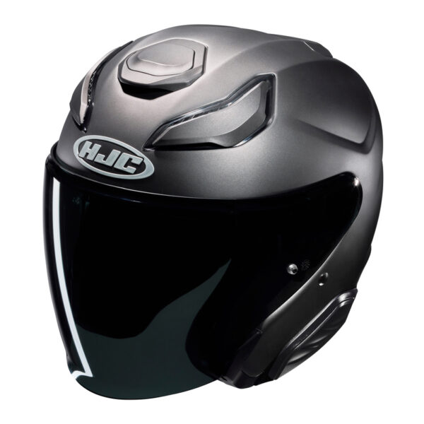 Kask HJC F31 SOLID SEMI FLAT TITANIUM - obrazek 2