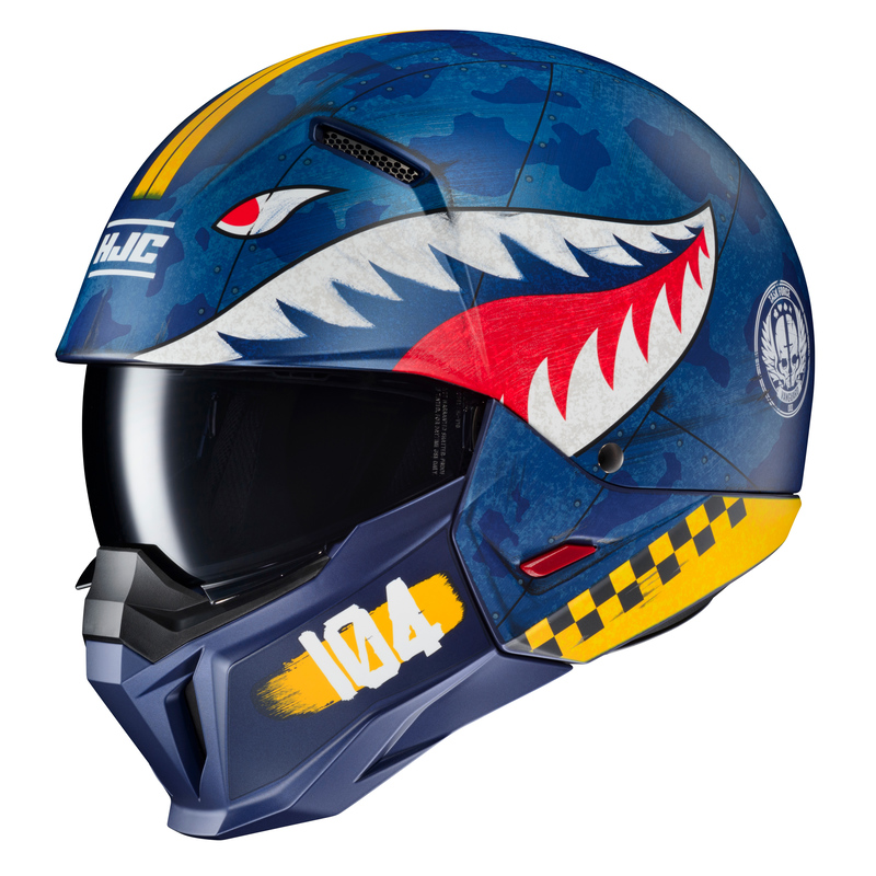Kask HJC I20 VANGUARD CALL OF DUTY BLUE/YELLOW