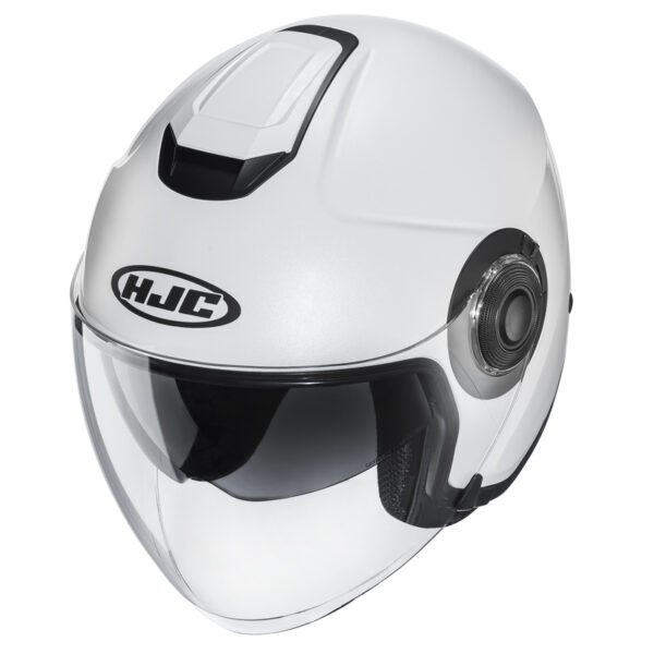 Kask HJC I40N SOLID SEMI FLAT PEARL WHITE - obrazek 2