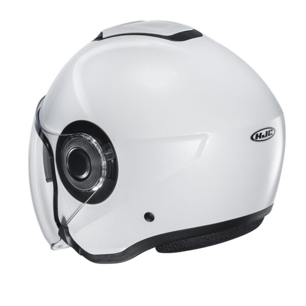 Kask HJC I40N SOLID SEMI FLAT PEARL WHITE - obrazek 3