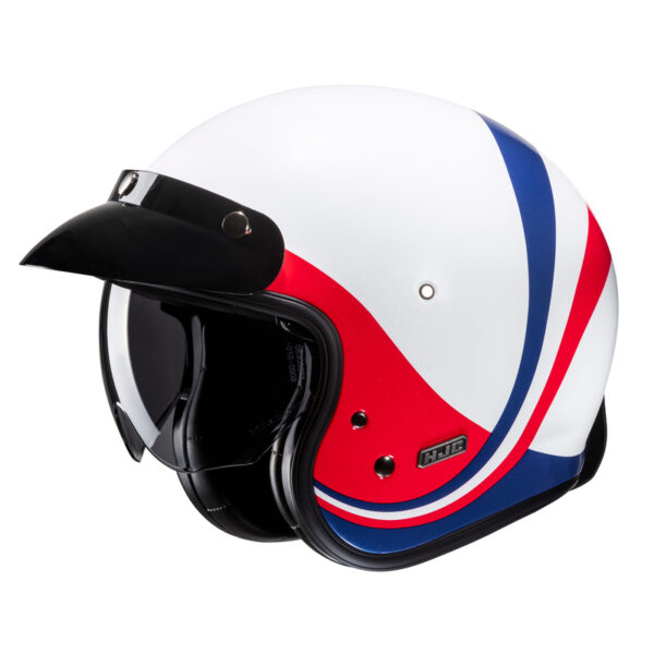 Kask HJC V31 EMGO WHITE/BLUE - obrazek 2