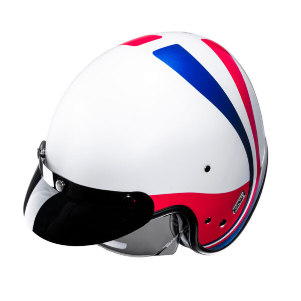 Kask HJC V31 EMGO WHITE/BLUE - obrazek 4