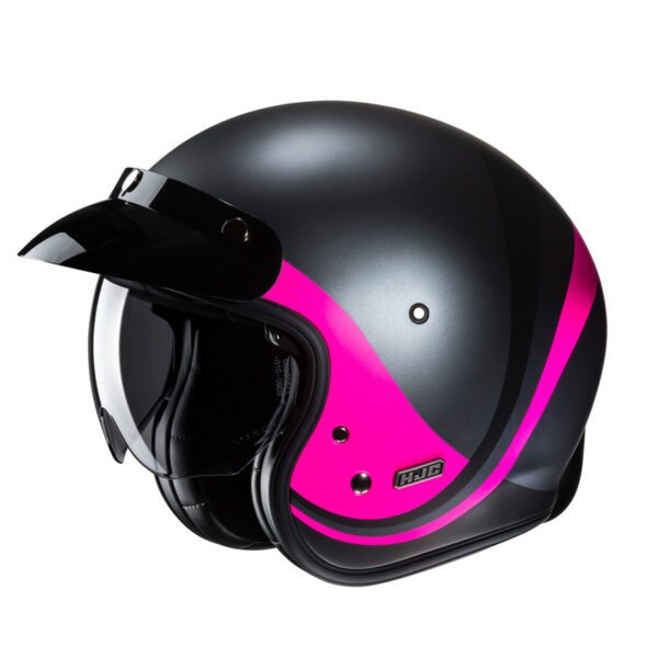Kask HJC V31 EMGO BLACK/PINK - obrazek 2