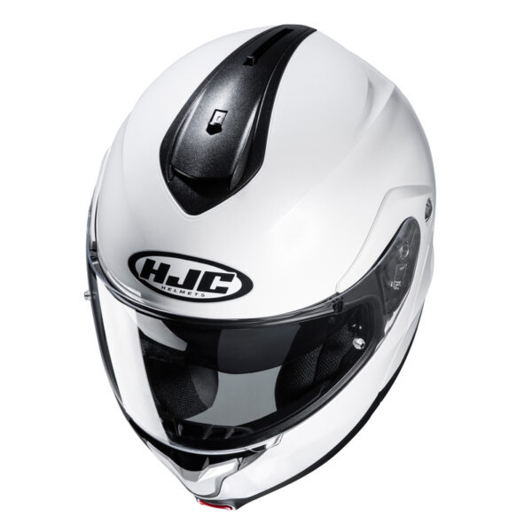 Kask HJC C91N SOLID PEARL WHITE - obrazek 2