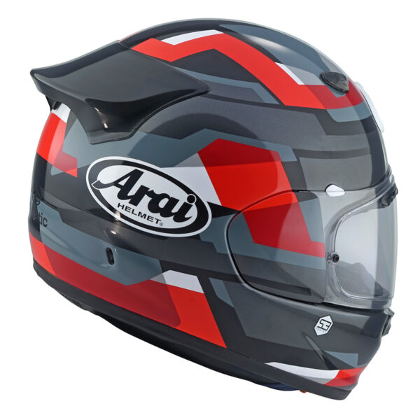 Kask ARAI QUANTIC ABSTRACT RED - obrazek 2