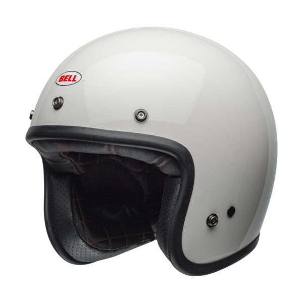 Kask BELL CUSTOM 500 ECE6 VINTAGE WHITE - obrazek 4